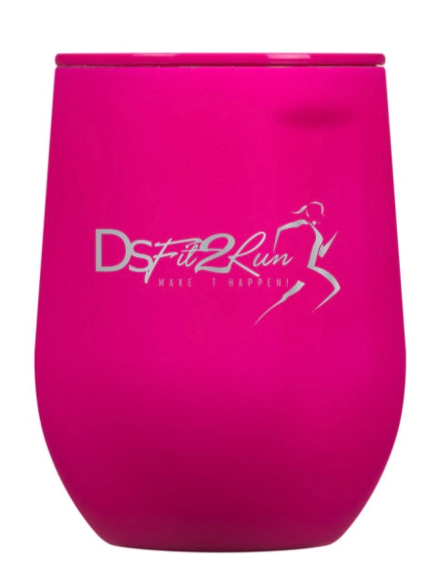 Corkcicle Stainless Steel Neon Pink Cup
